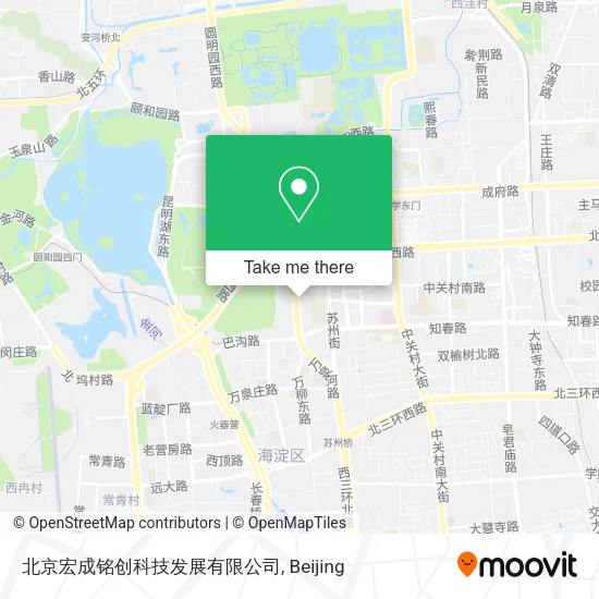 北京宏成铭创科技发展有限公司 map