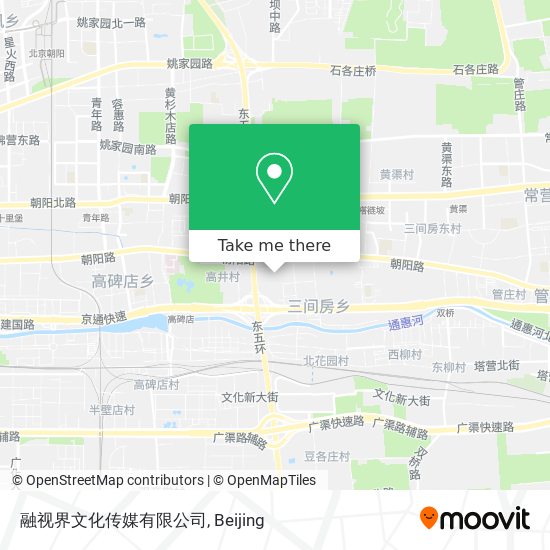 融视界文化传媒有限公司 map