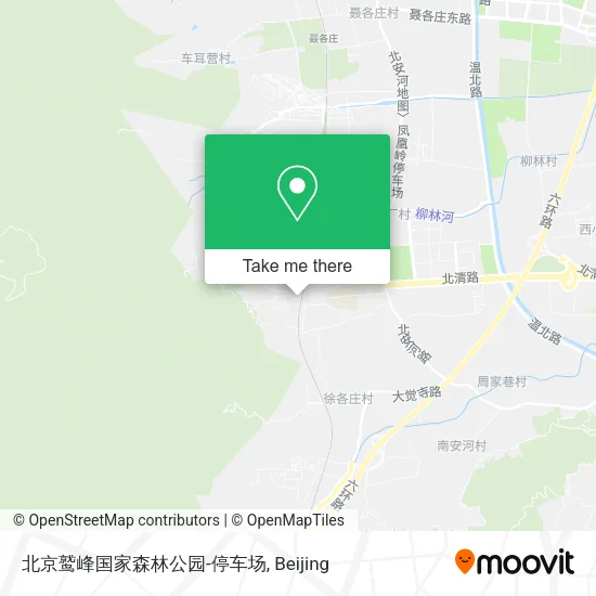 北京鹫峰国家森林公园-停车场 map