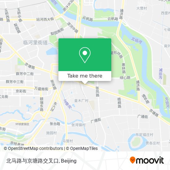 北马路与京塘路交叉口 map