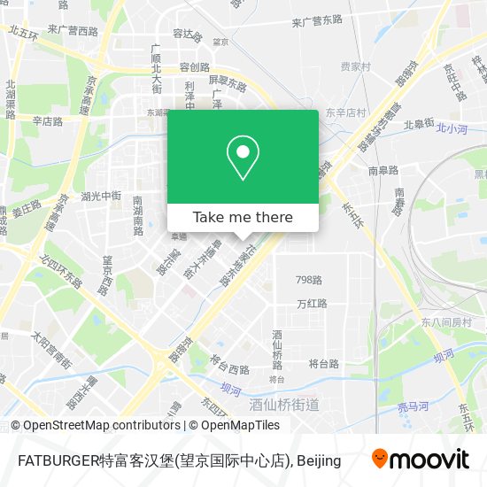 FATBURGER特富客汉堡(望京国际中心店) map