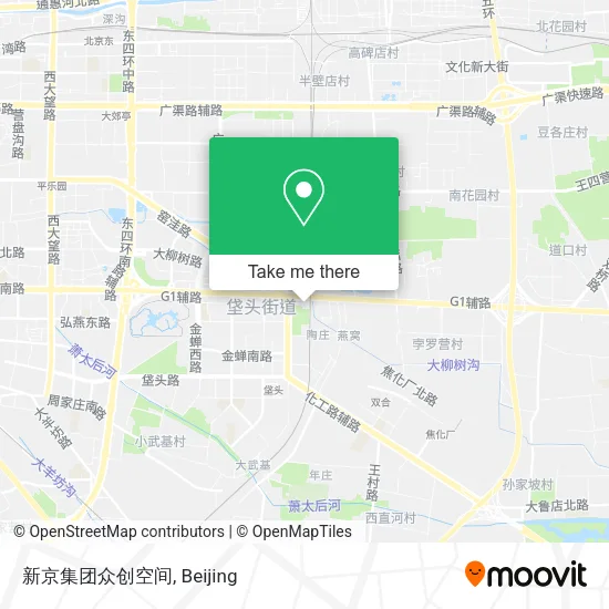 新京集团众创空间 map