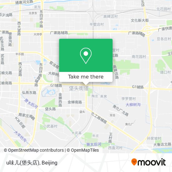 u味儿(垡头店) map