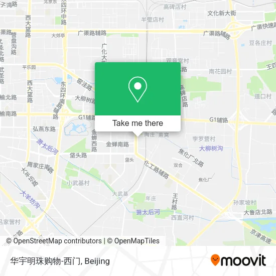 华宇明珠购物-西门 map