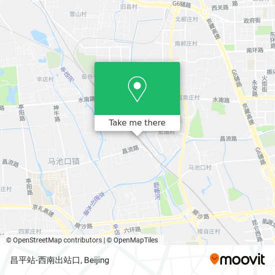 昌平站-西南出站口 map