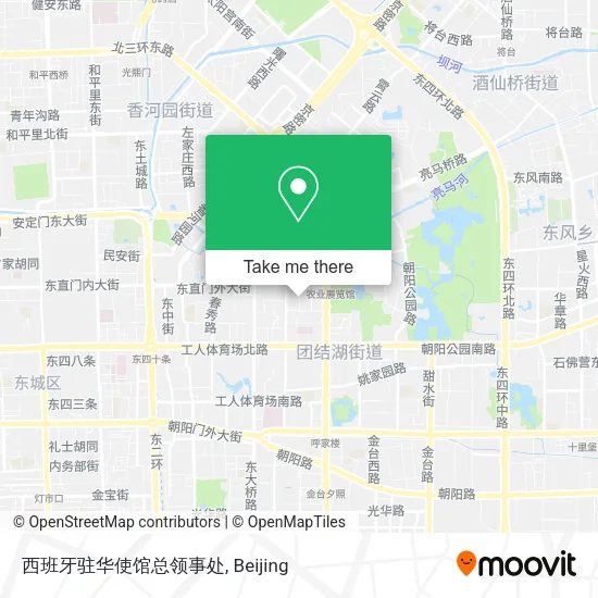 西班牙驻华使馆总领事处 map