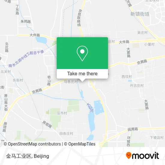 金马工业区 map