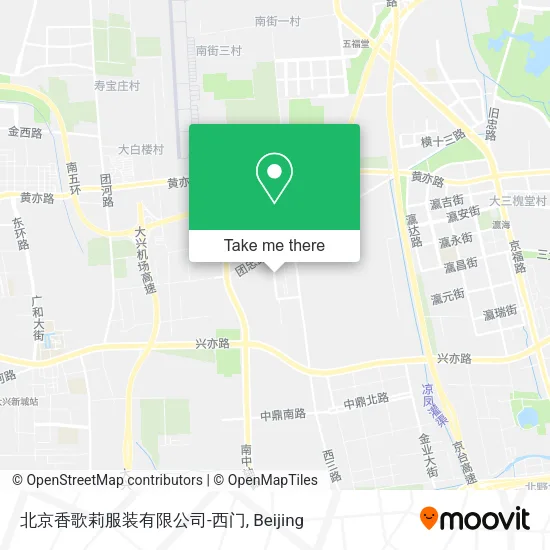 北京香歌莉服装有限公司-西门 map