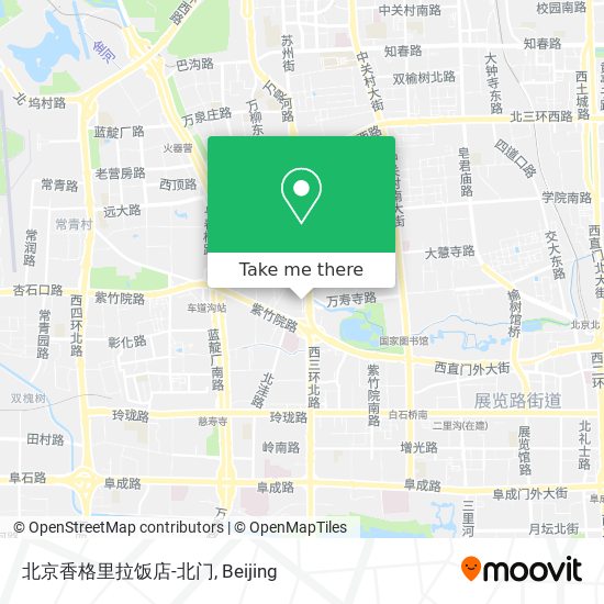 北京香格里拉饭店-北门 map