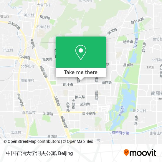中国石油大学润杰公寓 map