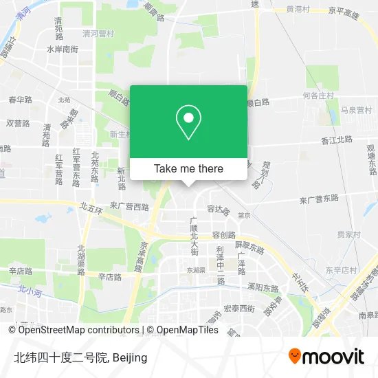 北纬四十度二号院 map
