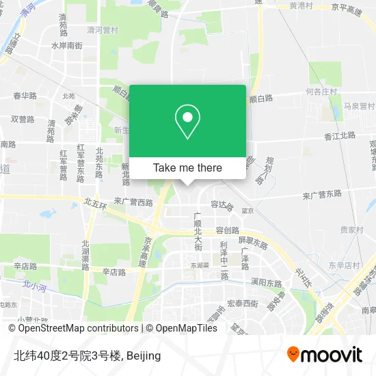 北纬40度2号院3号楼 map
