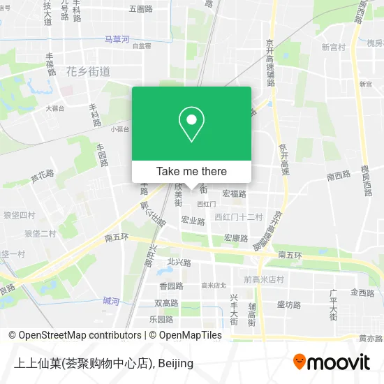 上上仙菓(荟聚购物中心店) map
