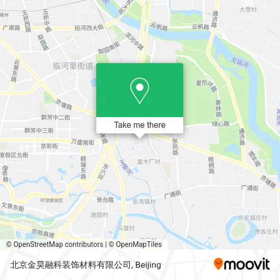 北京金昊融科装饰材料有限公司 map