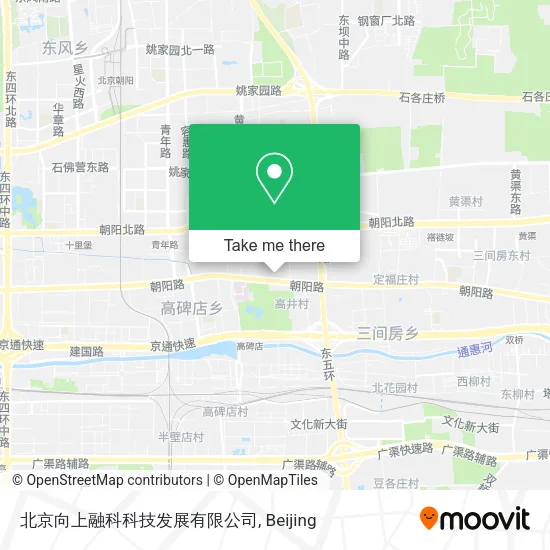 北京向上融科科技发展有限公司 map