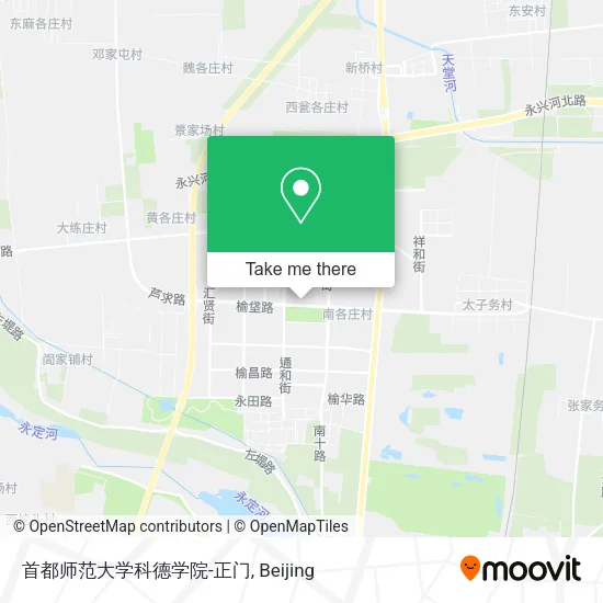 首都师范大学科德学院-正门 map