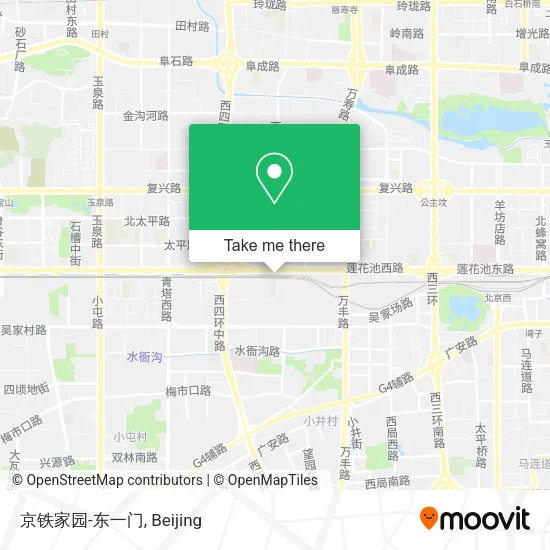 京铁家园-东一门 map
