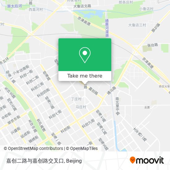 嘉创二路与嘉创路交叉口 map