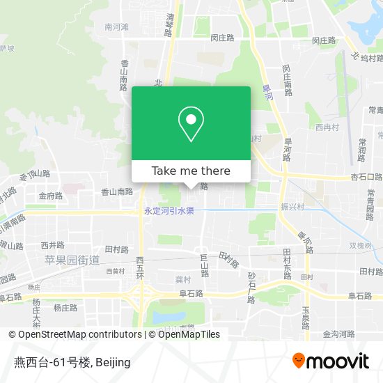燕西台-61号楼 map