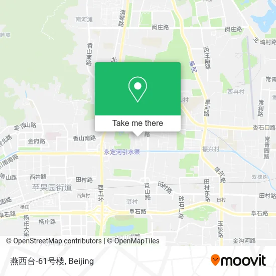 燕西台-61号楼 map