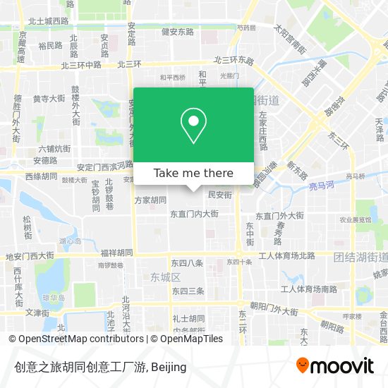 创意之旅胡同创意工厂游 map