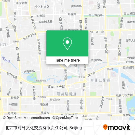 北京市对外文化交流有限责任公司 map