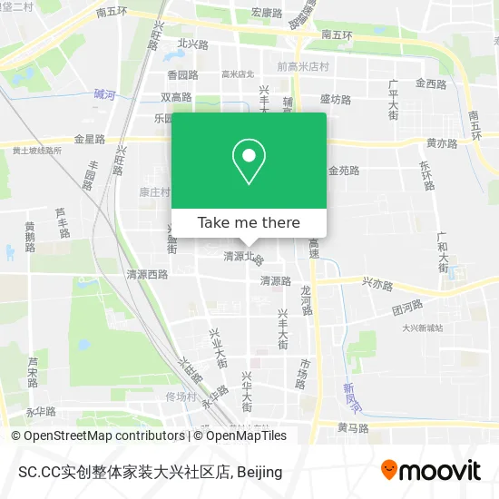 SC.CC实创整体家装大兴社区店 map