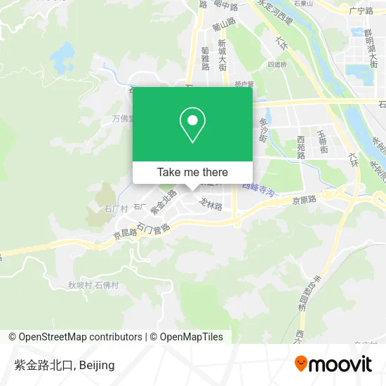紫金路北口 map