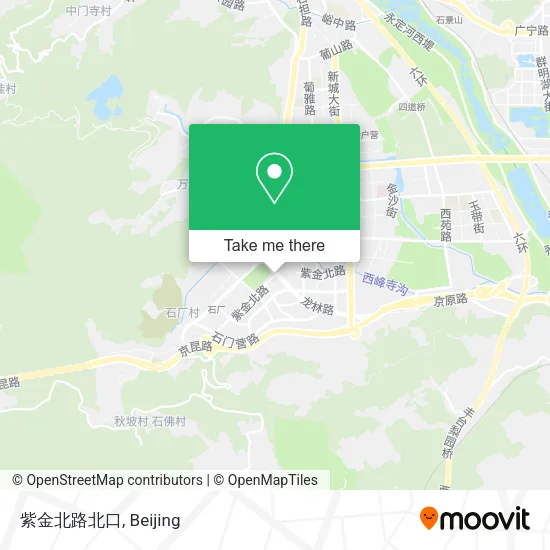 紫金北路北口 map