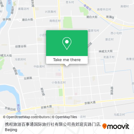 携程旅游百事通国际旅行社有限公司燕郊迎宾路门店 map