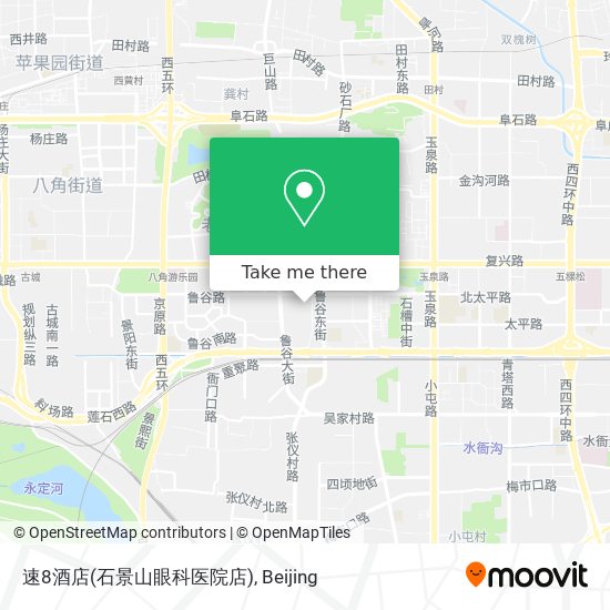 速8酒店(石景山眼科医院店) map