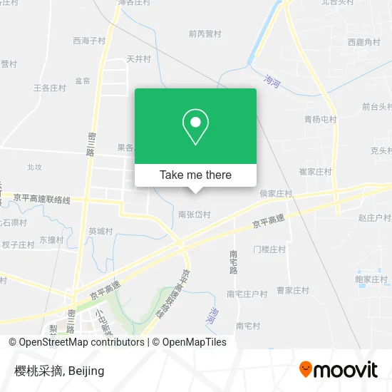 樱桃采摘 map