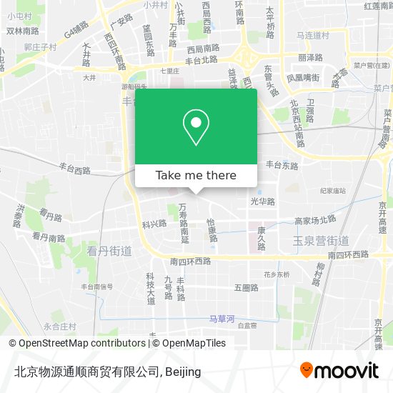 北京物源通顺商贸有限公司 map