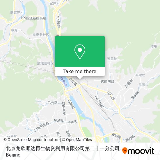 北京龙欣顺达再生物资利用有限公司第二十一分公司 map