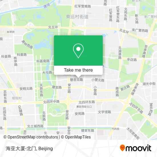 海亚大厦-北门 map