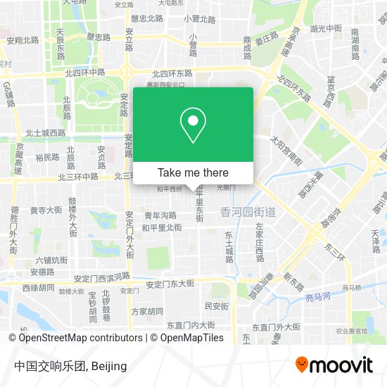 中国交响乐团 map
