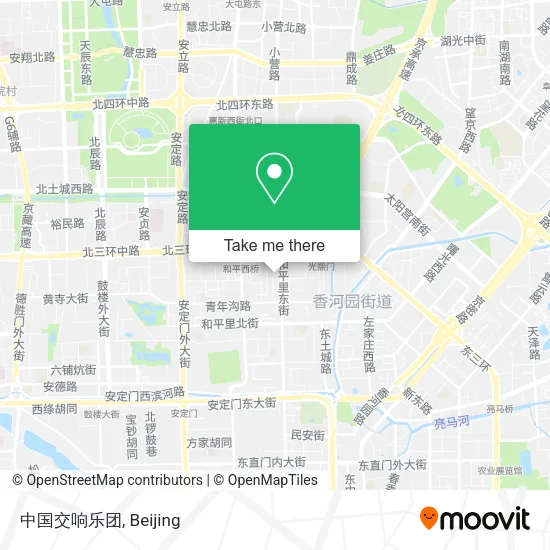 中国交响乐团 map