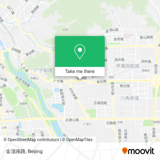 金顶南路 map