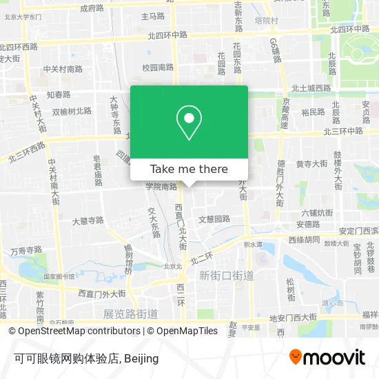 可可眼镜网购体验店 map