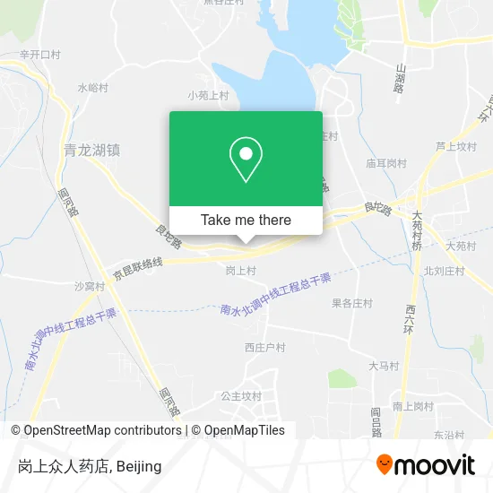 岗上众人药店 map