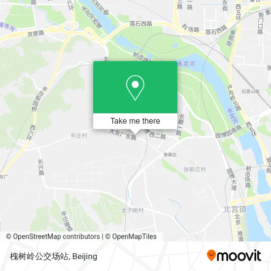 槐树岭公交场站 map