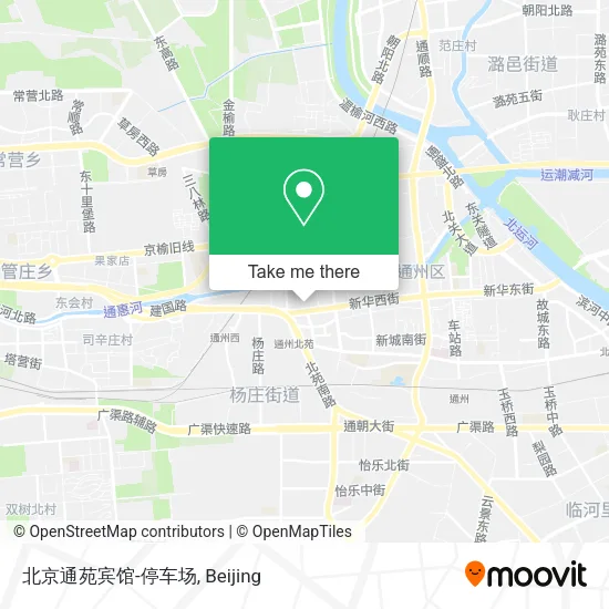 北京通苑宾馆-停车场 map