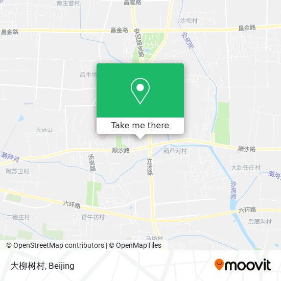 大柳树村 map