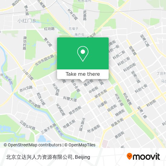北京立达兴人力资源有限公司 map