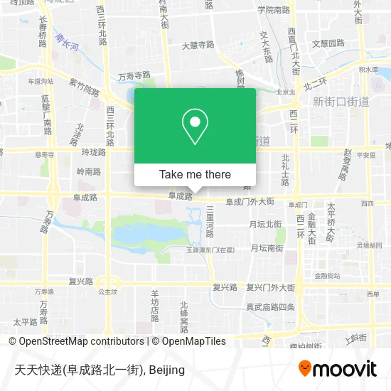 天天快递(阜成路北一街) map