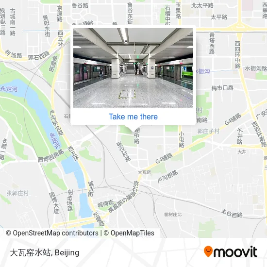 大瓦窑水站 map