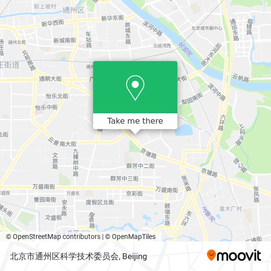 北京市通州区科学技术委员会 map