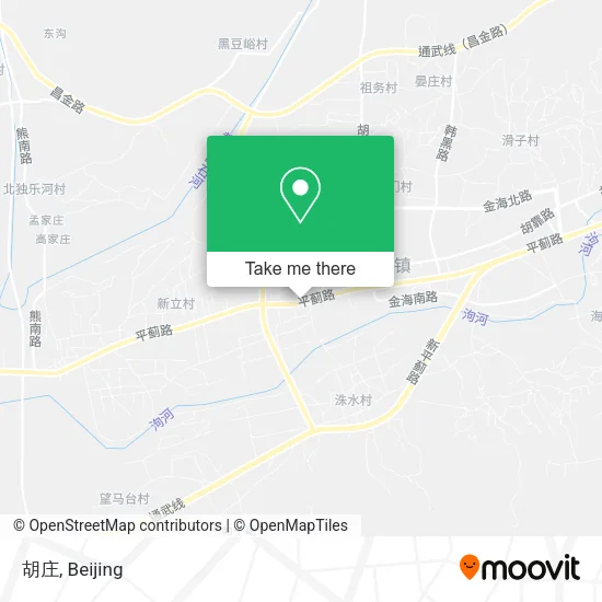 胡庄 map