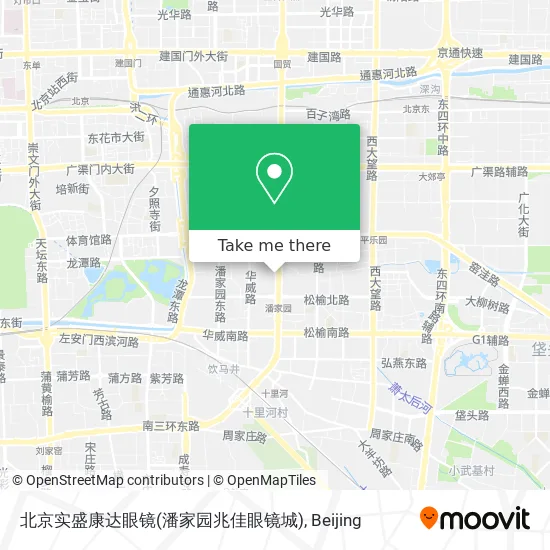 北京实盛康达眼镜(潘家园兆佳眼镜城) map