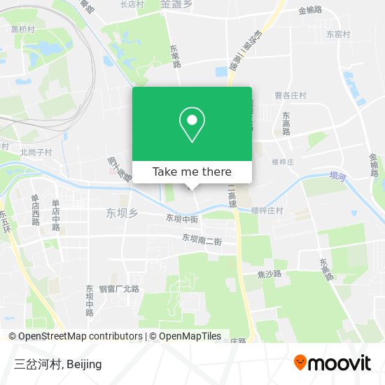 三岔河村 map